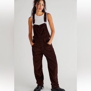 FREE PEOPLE ziggy corduroy overalls